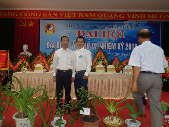 Lương y Nguyễn Ngọc Đông tham dự đại hội Hội Đông y tỉnh Thái Nguyên lần thứ IX